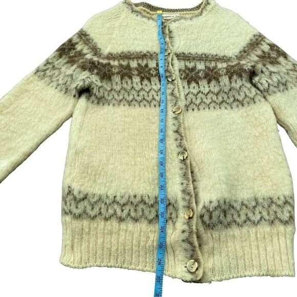 Vintage Icelandic Knitted in Great Britain 100% Pure Wool Cardigan in Size XL - Picture 11 of 12